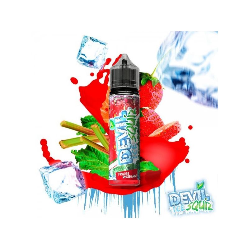 Fraise Rhubarbe Ice 50ML Devil Squiz - Avap - 0mg