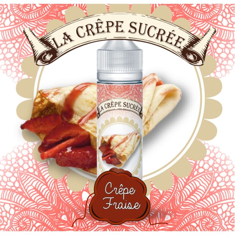 Crêpe Fraise 50ML  - La Crêpe Sucrée - 0mg