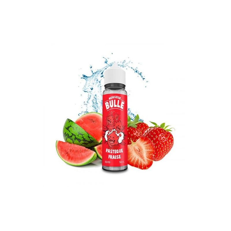 Monsieur Bulle-Pastèque Fraise 50ML - 0mg