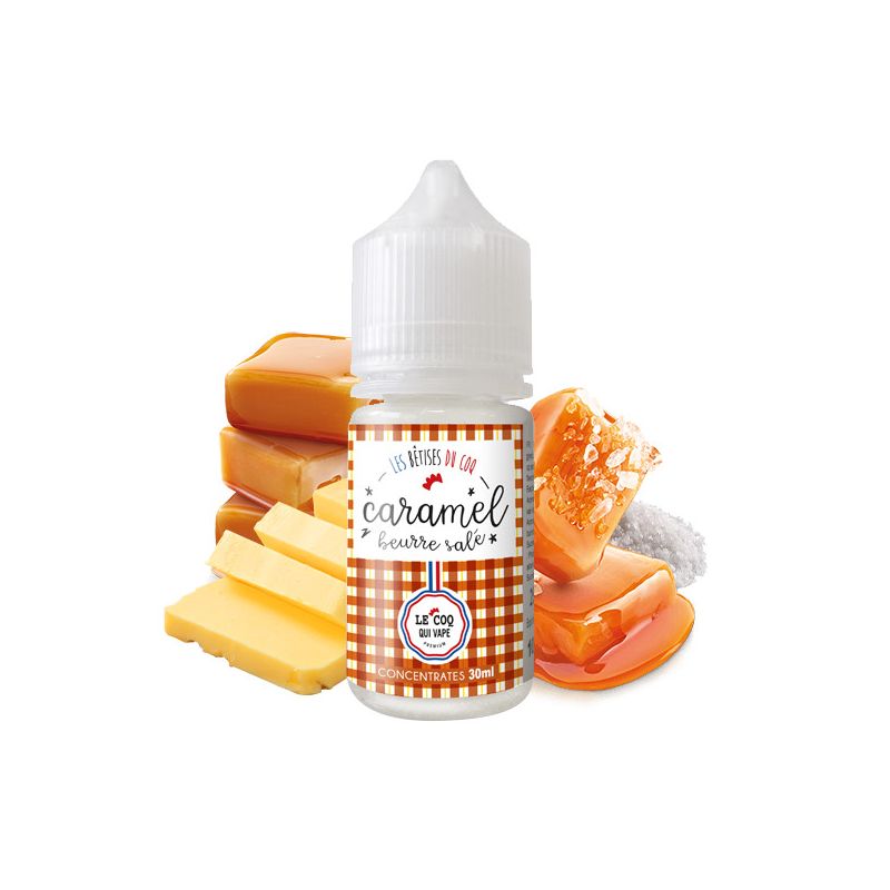 Caramel Beurre Salé Concentré 30ML - Les Bêtises du Coq