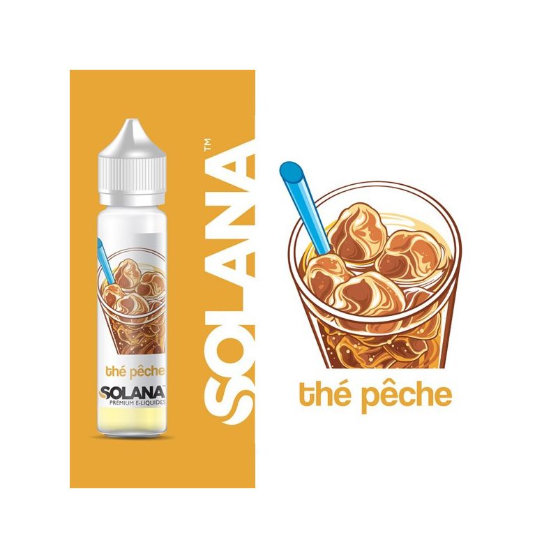 Thé Pêche 50ml - Solana - 0mg