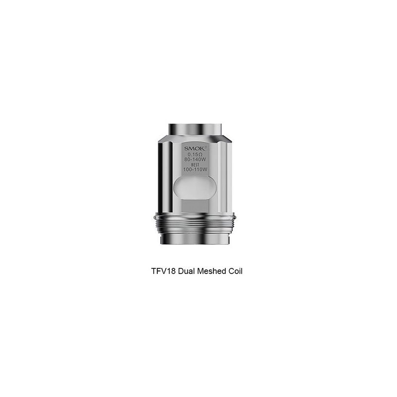 Résistances TFV18 Dual Mesh 0.15ohm par 3 - Smoktech