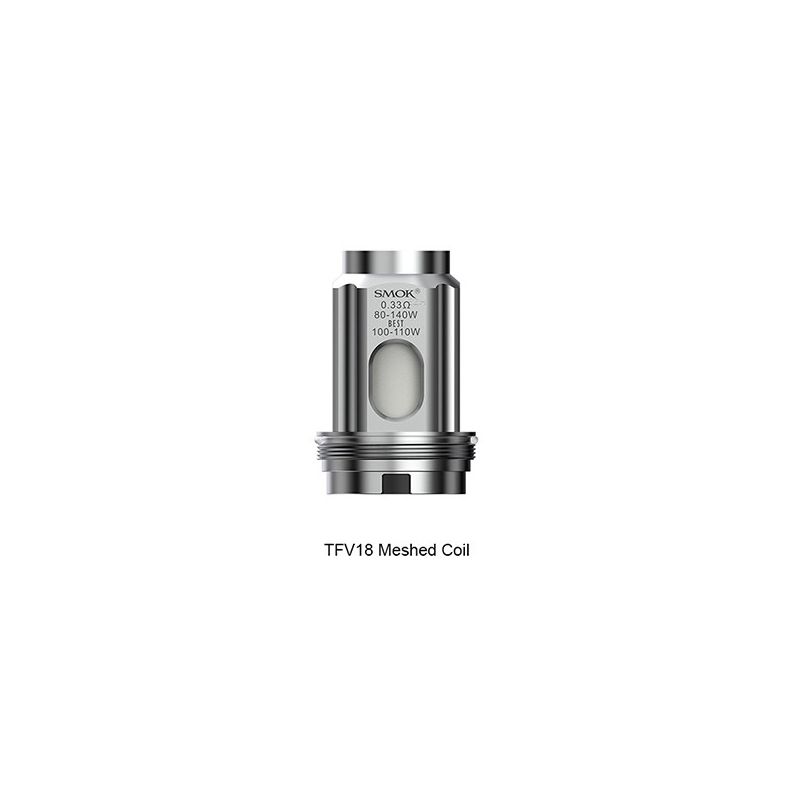 Résistances TFV18 mesh 0.33ohm par 3 - Smoktech