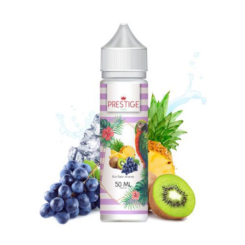 Kiwi, Raisin, Ananas 50ml - Prestige Fruits - 0mg
