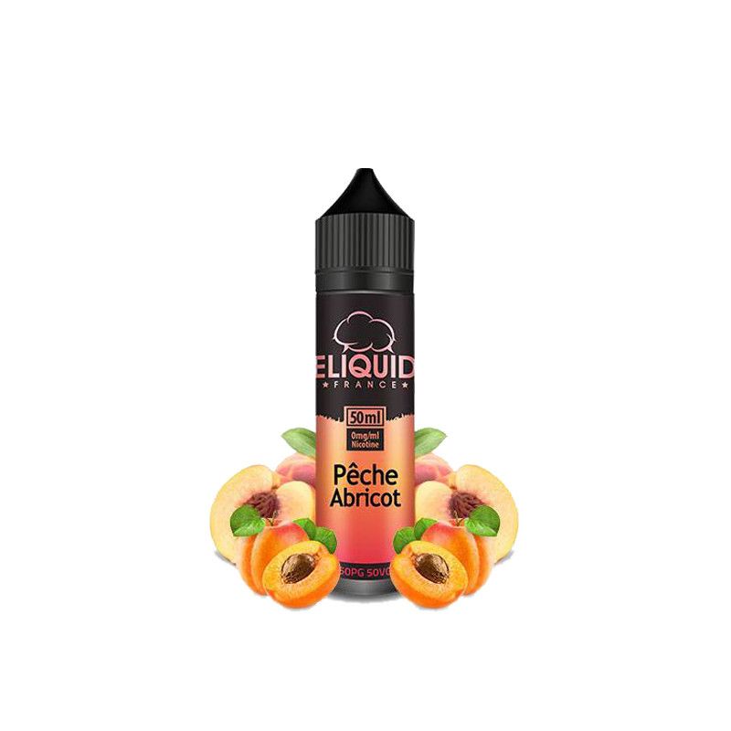 Pêche Abricot 50ML - Eliquid France - 0mg