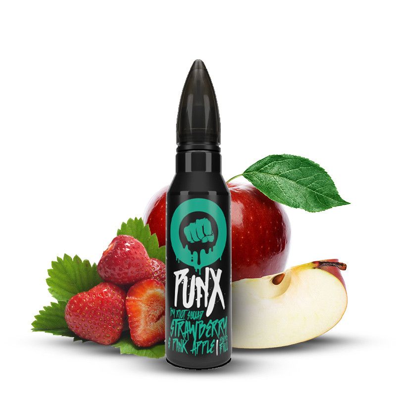 Punx - Strawberry & Pink Apple 50ML - Riot Squad - 0mg