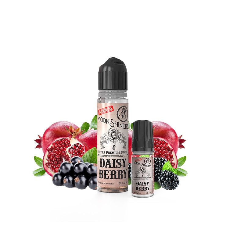 Daisy Berry 50ml + Booster 10ml - Moonshiners - 0mg