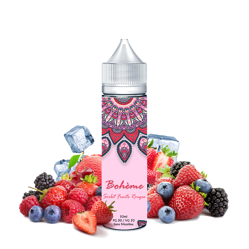 Sorbet Fruit Rouges 50ml - Bohème - 0mg