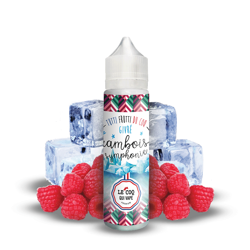 Framboise Symphonie Givre 50ml - Le Coq qui Vape - 0mg