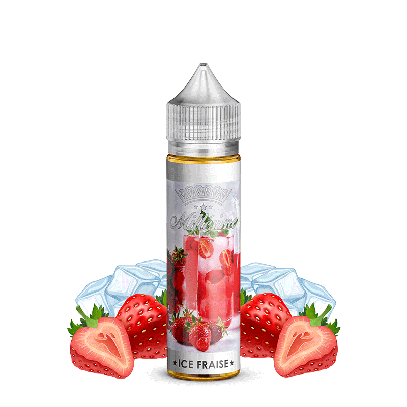 Ice Fraise 50ML - Millésime - 0mg