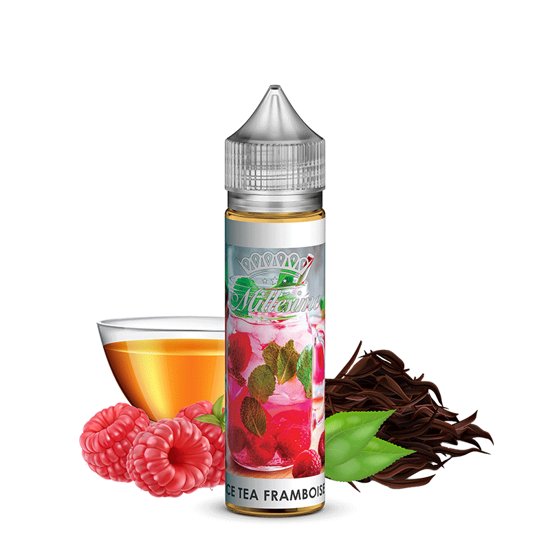 Ice tea Framboise 50ML - Millésime - 0mg