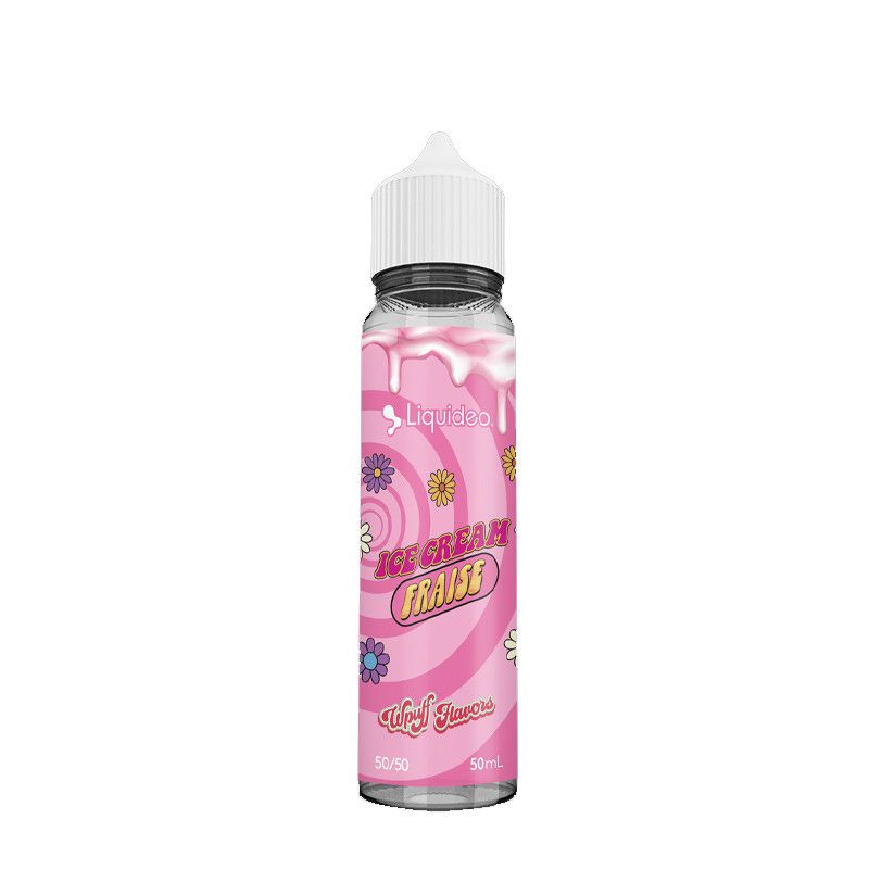 Ice Cream Fraise 50ml - Wpuff Flavors - 0mg