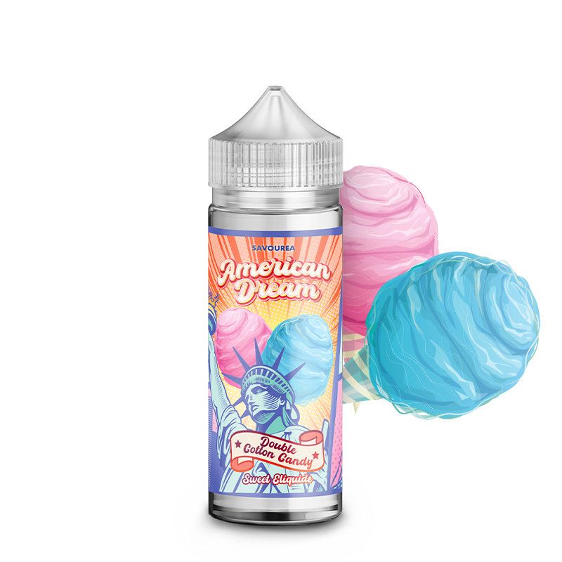 Double Cotton Candy 100ml - American Dream - 0mg