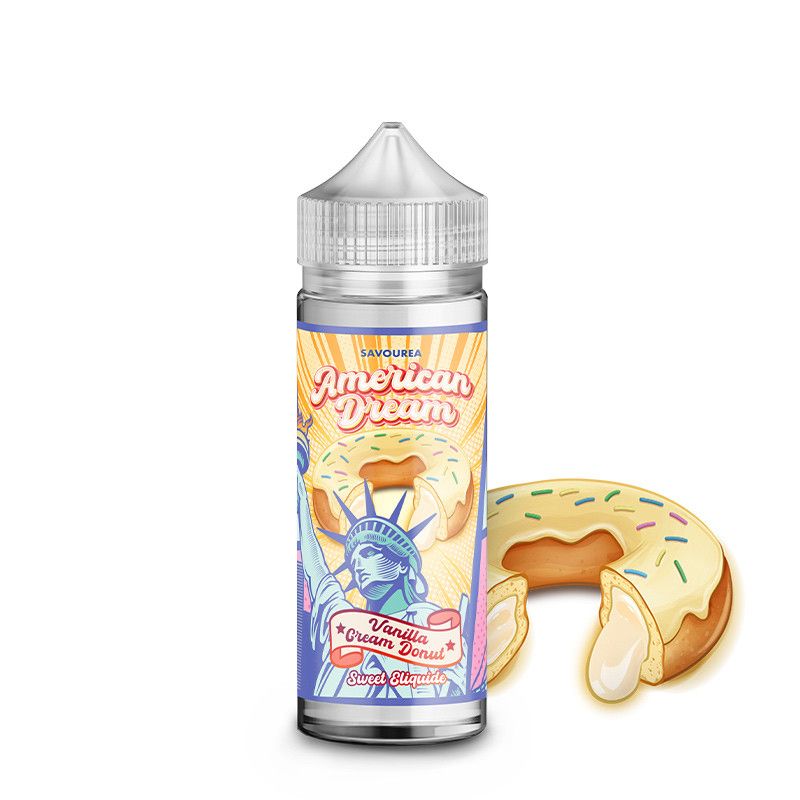 Vanilla Cream Donut 100ml - American Dream - 0mg