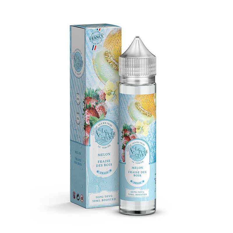 Melon Fraise des bois 50ml - Le Petit Verger Frais - Savourea - 0mg