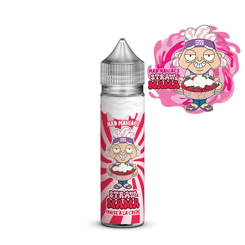 Straw Mama 50ml - Mad Maniacs - 0mg