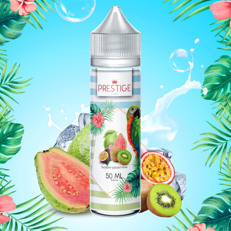 Kiwi Passion Goyave 50ml - Prestige Fruits - 0mg
