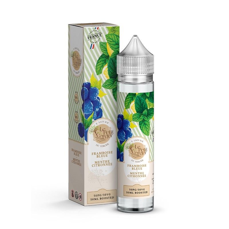 Framboise Bleue Menthe Citronnée 50ml - Le Petit Verger - Savourea - 0mg