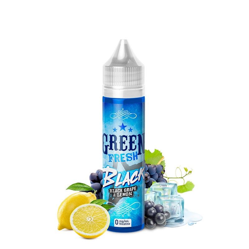 Black 50ml - Green Fresh - Green Vapes X Fruizee - 0mg