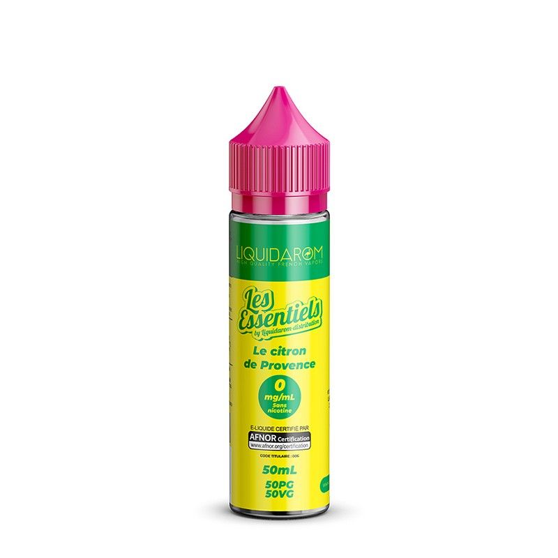 Le Citron de Provence 50ML - Les Essentiels By Liquidarom - 0mg