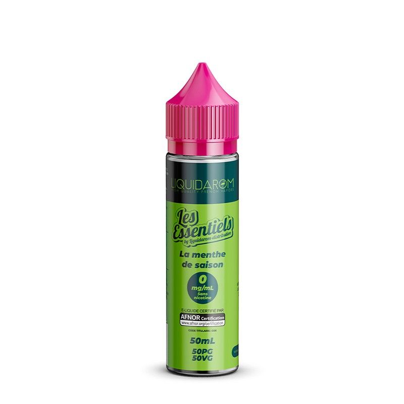 La Menthe de saison 50ML - Les Essentiels By Liquidarom - 0mg