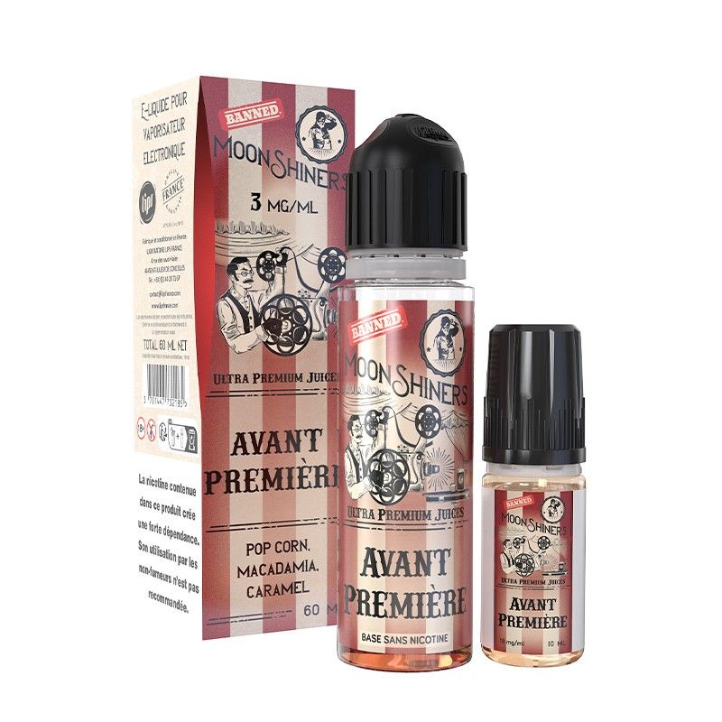 Avant Première 50ml + Booster 10ml - Moonshiners - 0mg