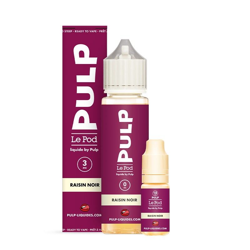 Pack Raisin Noir 60ml - Le Pod Liquide by Pulp